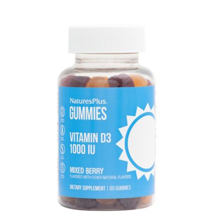 Natures Plus Gummies Vitamina D3 1000ui Frutas 60 Uds 