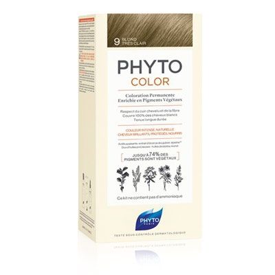 Phyto Color Tinte Permanente 9 Rubio Muy Claro
