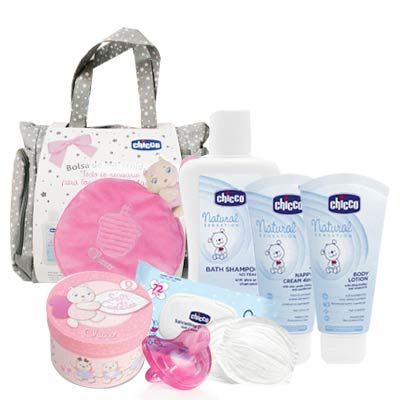 Chicco Bolsa de Maternidad Primeros Cuidados + 7 Productos
