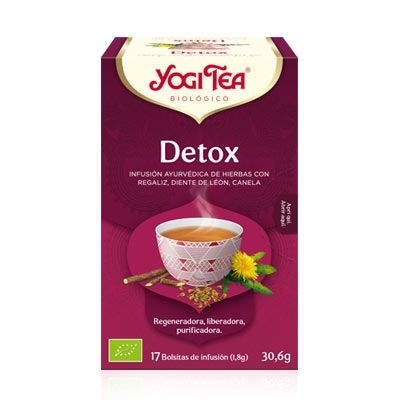Yogi Tea Detox Infusion Regaliz Diente de Leon y Canela 17 Uds