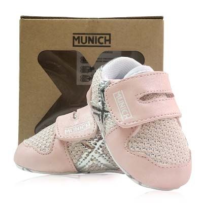Munich baby zapatillas bebe rosas y purpurina talla 16 Farmacia en Online
