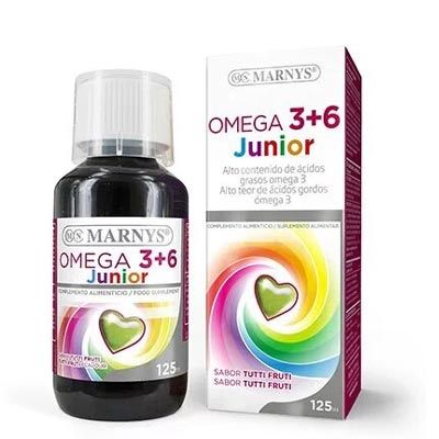Marnys Omega 3+6 Junior Jarabe 125ml