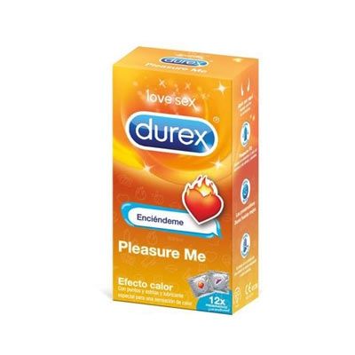Durex Preservativo pleasure me efecto calor 12 uds