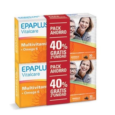 Epaplus Vitalcare Multivitamin Omega 6 Duplo 2x30 Capsulas