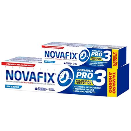 Novafix pro 3 Crema Adhesiva Protesis Dentales 70gr + 50gr