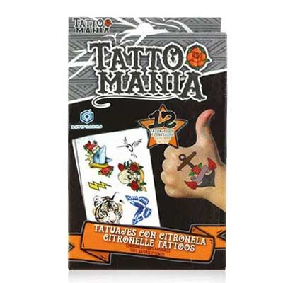 Davipharma Tatto Mania Tatuajes con Cintronela 12 Uds