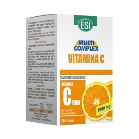 ESI Multi Complex Vitamina C Pura 1000mg 20 Sobres