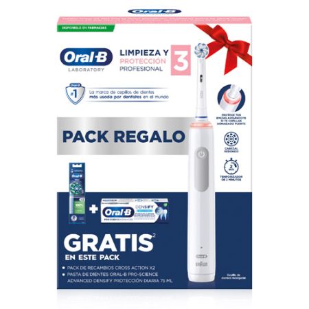 Oral-B Limpieza Proteccion 3 Cepillo Dental Electrico 3+2 Regalos