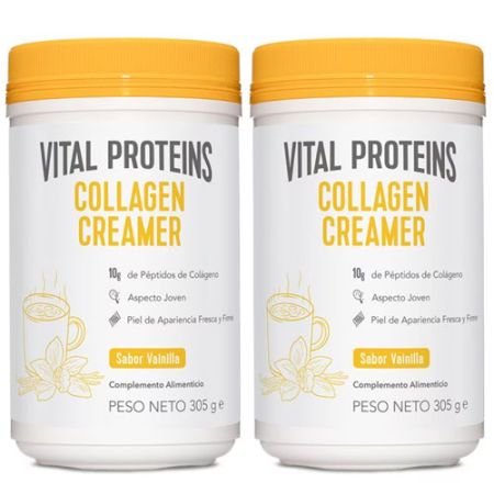 Vital Proteins Collagen Creamer Sabor Vainilla Duplo 2x305gr