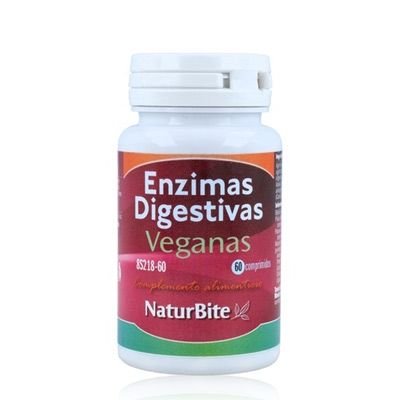 Natur Bite Enzimas Digestivas Veganas 60 Comprimidos