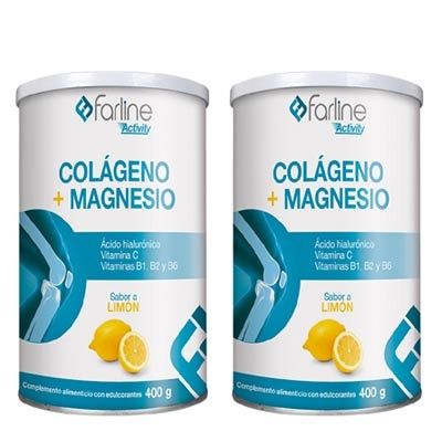 Farline Activity Colageno y Magnesio Sabor Limon Duplo 2x400g
