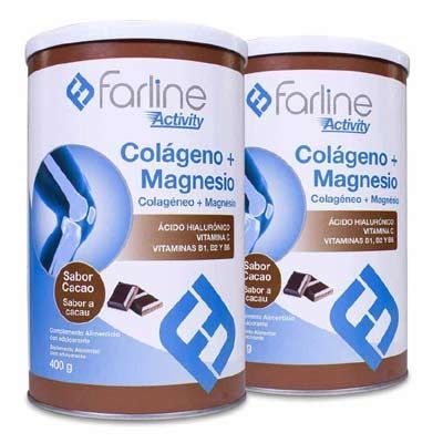 Farline Activity Colageno y Magnesio Sabor Chocolate Duplo 2x400g