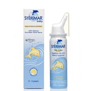 Sterimar Bebe Limpieza Nasal Agua de Mar Microdifusion 50ml