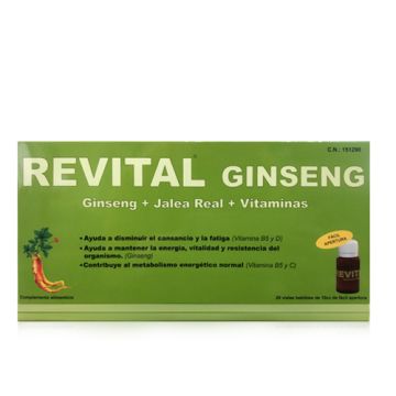 Revital Ginseng Viales Bebibles 20 Uds