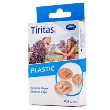 Plastic Tiritas Aposito Adhesivo Redondas 22 mm - 20 Uds