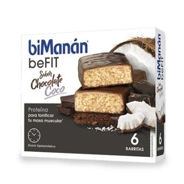 Bimanan Befit Barrita Chocolate y Coco 6 Uds