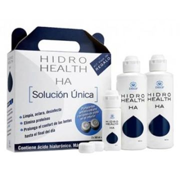 Disop Hidro health ha solución unica 2x360ml + kit viaje 60ml