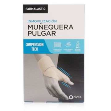 Farmalastic Inmovilizacion Muñequera Pulgar Beige T-2