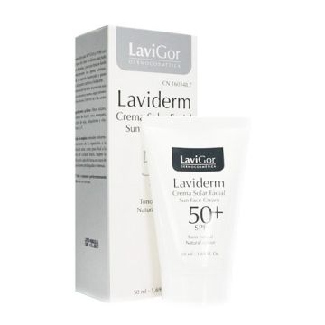 Lavigor Laviderm Crema Solar Facial Spf50+ Color Natural 50ml