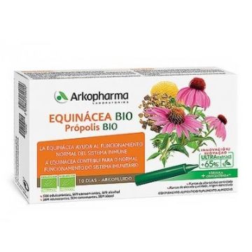 Arkofluido Equinacea + Propolis Bio 10 Ampollas