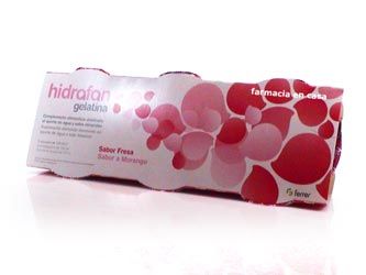 Hidrafan gelatina rehidratación fresa 125ml 3uds