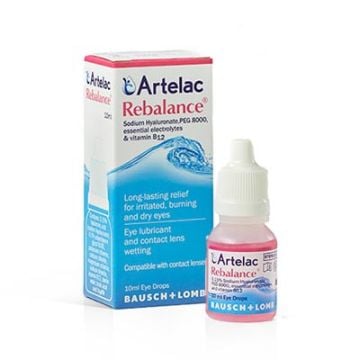 Artelac Rebalance Solucion Alivio Ojo Seco 10ml
