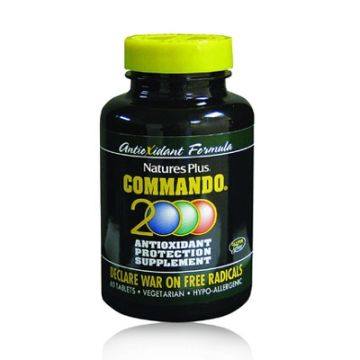 Natures Plus Commando 2000 Antioxidante 60 Comprimidos