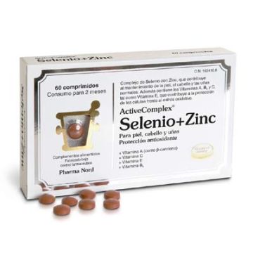 Pharma Nord Activecomplex Selenio + Zinc 60 Capsulas