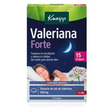 Kneipp Valeriana Forte 450 mg de Extracto de Raiz 15 Grageas