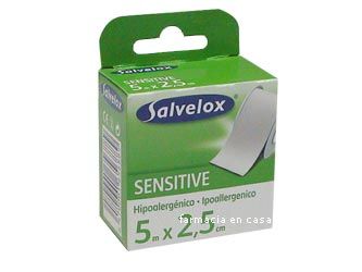 Salvelox Esparadrapo sensitive 5 x 2.5