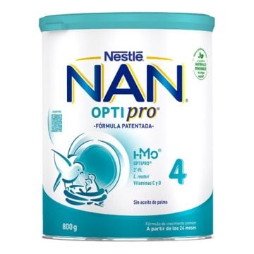 Nestle Nan Optipro 4 Leche Crecimiento 24m+ 800gr