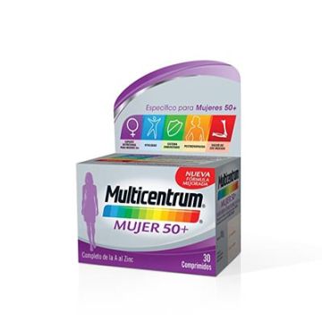 Multicentrum Mujer select 50+ 30 comprimidos