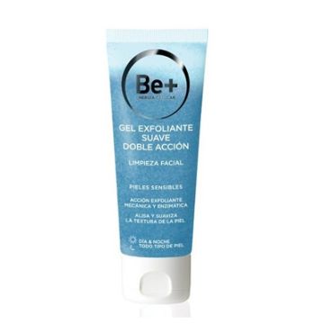 Be+ Gel Facial Exfoliante Suave Doble Accion 75ml