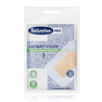 Salvelox Med Antibact Cover Aposito Adhesivo 5Uds