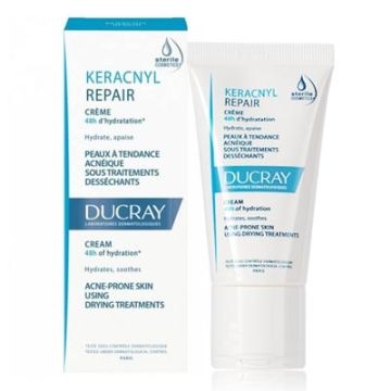 Ducray Keracnyl repair crema hidratante p/grasa-acneica 50ml