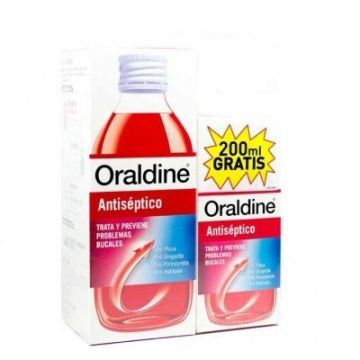 Oraldine Colutorio Uso Diario Antiseptico 400ml +Colutorio 200ml