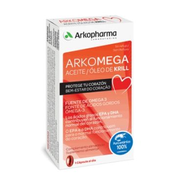 Arkomega Aceite de Krill Omega 3 15 Capsulas
