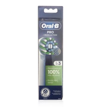 Oral-B Pro Recambio Cepillo Electrico Cross Action 3 Uds