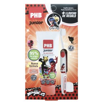 PHB Junior Cepillo Dental Ladybug + Gel Dentifrico 75ml