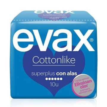 Evax Cottonlike superplus alas compresa 10uds