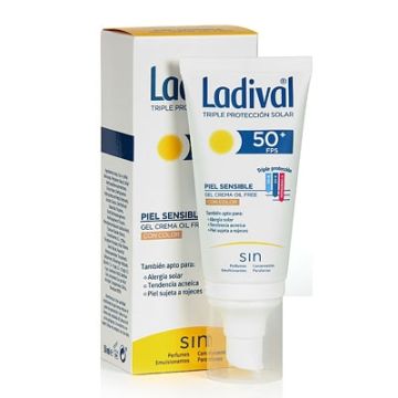 Ladival Piel Sensible Gel Crema Oil Free con Color Spf50+ 50ml