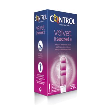 Control Velvet secret mini estimulador con tacto de seda
