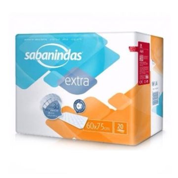 Sabanindas Extra Protector de Cama 60x75 20 Uds