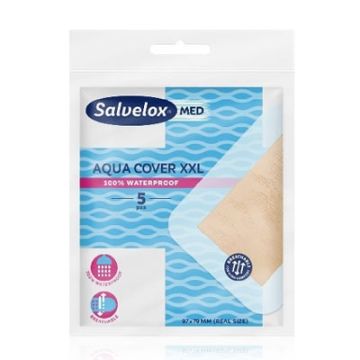 Salvelox Med Aqua Cover XXL Aposito Adhesivo 5 Uds