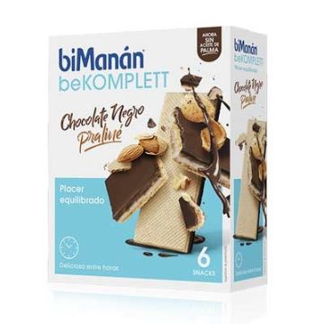 Bimanan Bekomplett Snack Chocolate Negro Praline 6 Uds