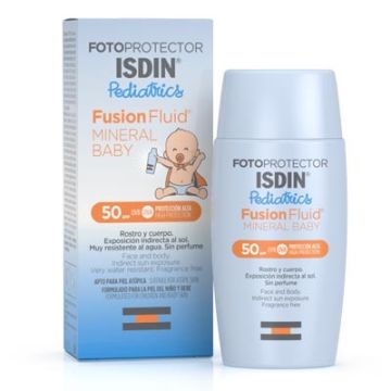 Isdin Fotoprotector Pediatrico Fusion Fluid Mineral Spf 50+ 50ml