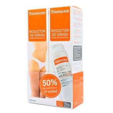 Thiomucase Reductor de Grasa Crema Anticelulitica Duplo 2x200ml