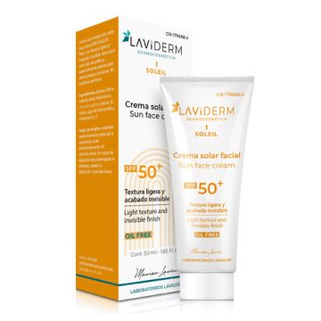 Lavigor Laviderm Crema Solar facial Spf50+ Oil Free 50ml