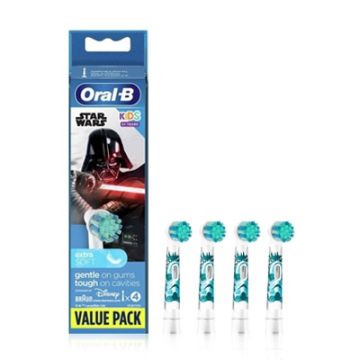 Oral-B Kids Recambio Cepillo Dental Electrico Star Wars 4 Uds