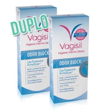 Vagisil Higiene Intima Proteccion Odor Block Duplo 2x250ml